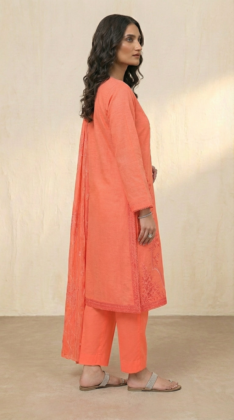 NMDM-05 Embroidered Lawn Unstitched 3 Pcs