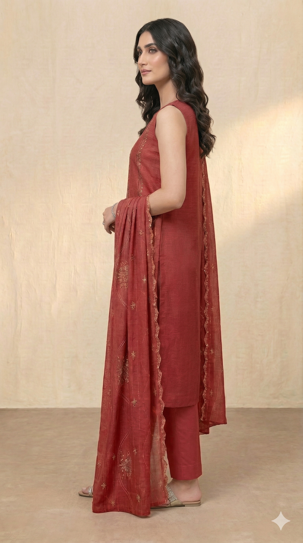 NMDM-02 Embroidered Lawn Unstitched 3 Pcs