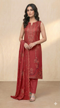NMDM-02 Embroidered Lawn Unstitched 3 Pcs
