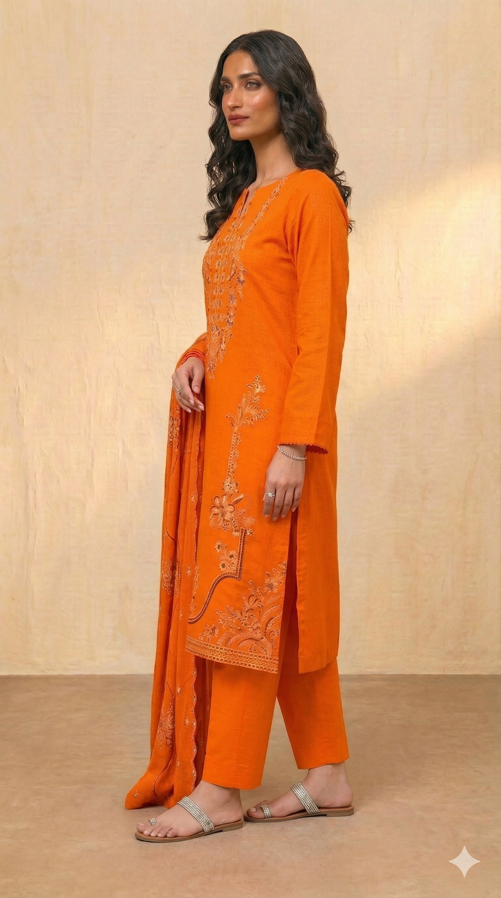 NMDM-07 Embroidered Lawn Unstitched 3 Pcs