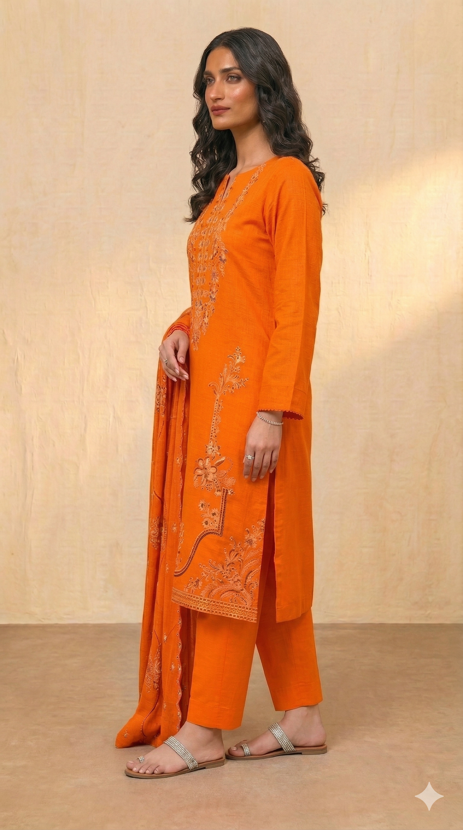 NMDM-07 Embroidered Lawn Unstitched 3 Pcs