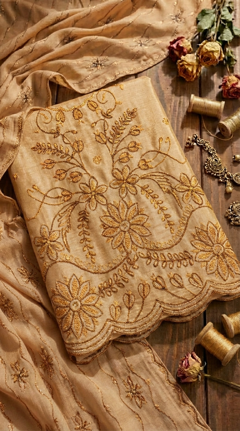NMBG-02 Embroidered Lawn Unstitched 3 Pcs