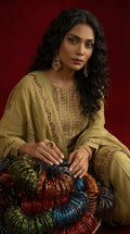 NMLU-01 Embroidered Lawn Unstitched 3 Pcs