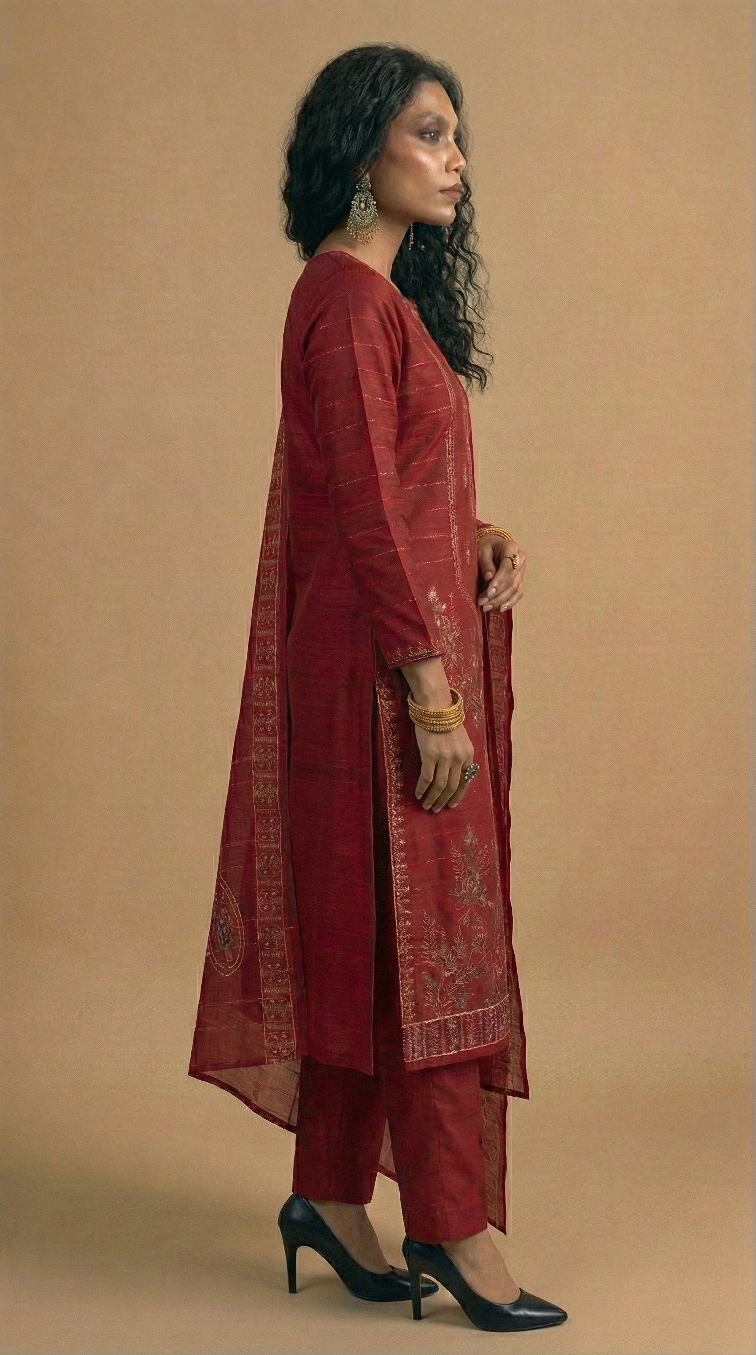 NMKS-02 Embroidered Lawn Unstitched 3 Pcs