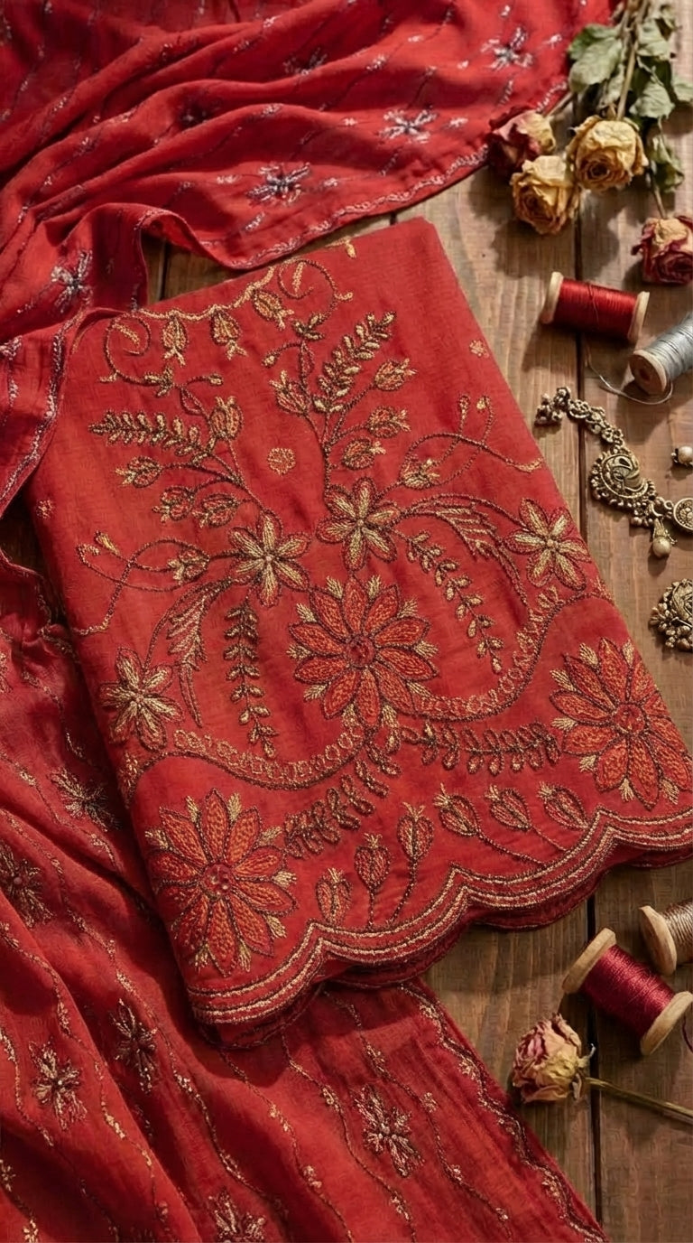 NMBG-02 Embroidered Lawn Unstitched 3 Pcs
